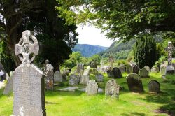 The old monastery at Glendalough